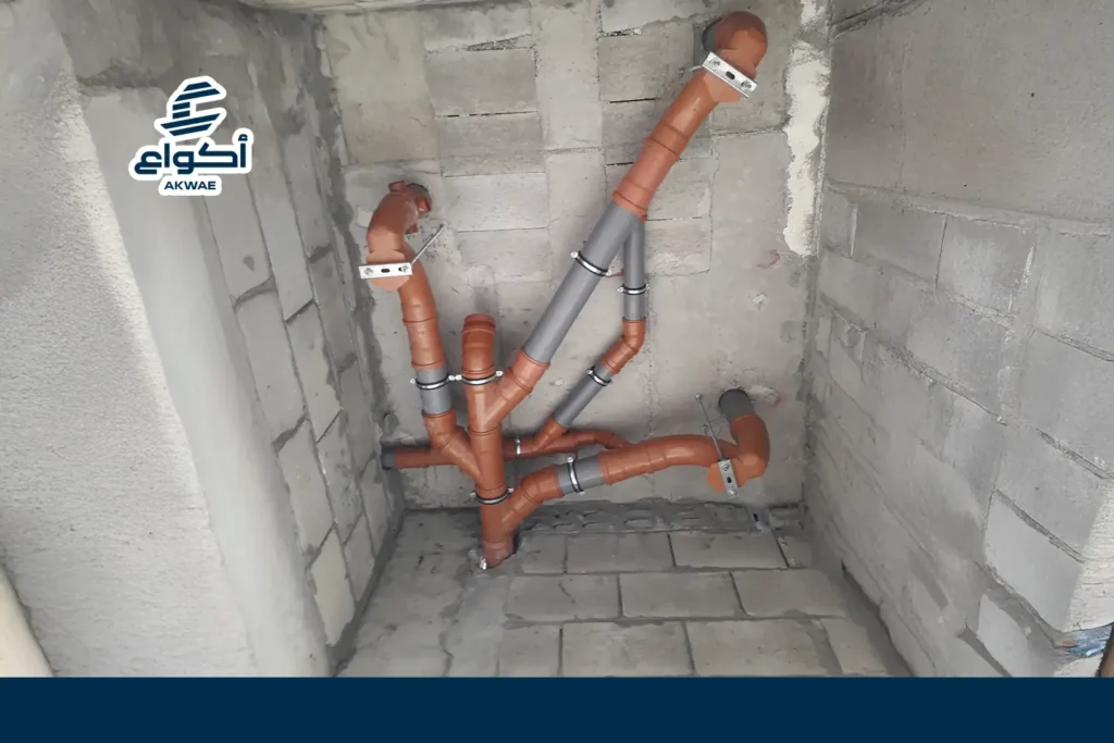 طريقة تأسيس السباكة المعلقة