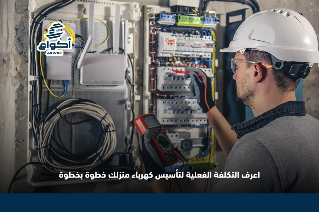 تكلفة تأسيس كهرباء منزل جديد تكلفة تأسيس كهرباء منزل جديد